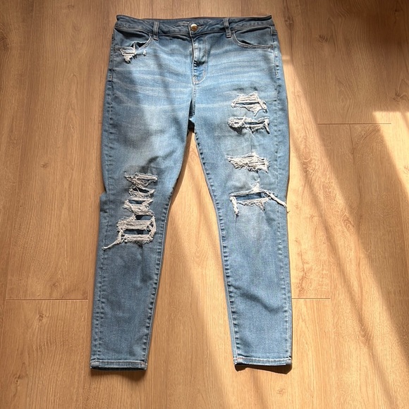 American Eagle High Rise Jegging Sz 14 - Picture 1 of 5